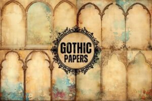 Vintage Gothic Junk Journal Printables