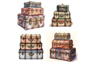 Vintage Travelling Suitcases