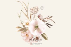 Watercolor Floral Mini Collection