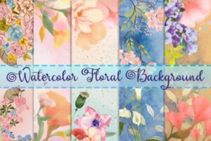 Watercolor Flower Background