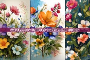 Watercolor Flowers Free Background