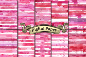 Watercolor Rainbow Digital Papers