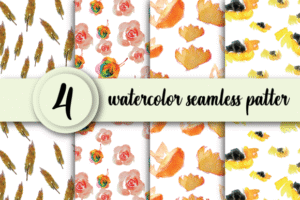 Watercolor Seamless Pattern Design