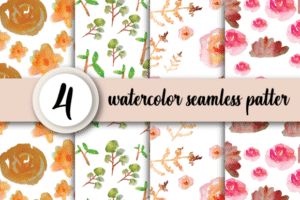 Watercolor Seamless Pattern Design