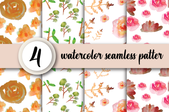 Watercolor Seamless Pattern Design