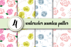 Watercolor Seamless Pattern Design
