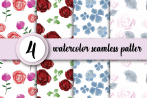 Watercolor Seamless Pattern Design