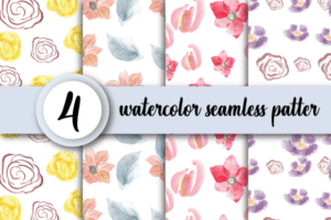 Watercolor Seamless Pattern Design
