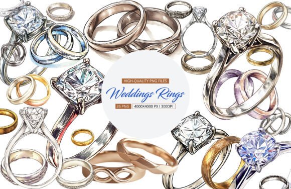 Weddings Rings Clipart