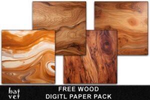 Wood Digital Paper Pack |Wood Background