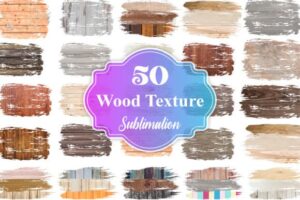 Wood Sublimation Background Bundle