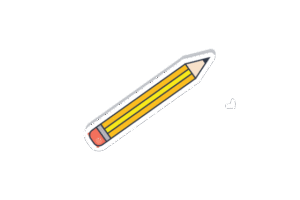 Back to School Stickers Pencil Svg