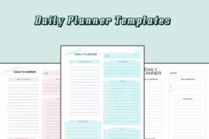 Best Daily Planner Template Kdp Interior