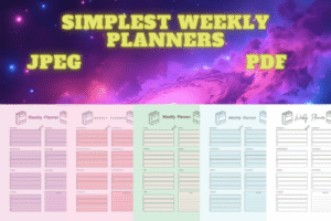 Best Simplest Weekly Planner Freebie 33