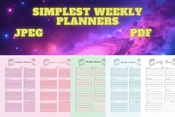 Best Simplest Weekly Planner Freebie 33