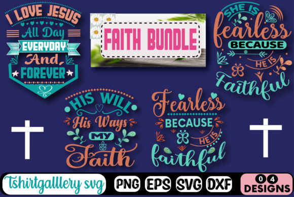 Free Faith SVG Bundle | Religious Quotes