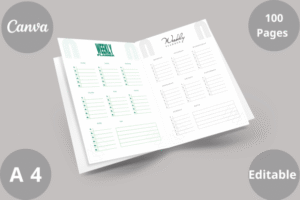 Free Weekly Planner KDP Templates 2023