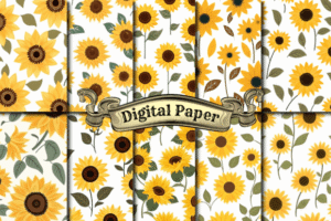 Sunflower Digital Paper