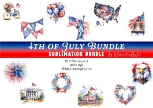 4th July Patriotic Bundle Sublimation