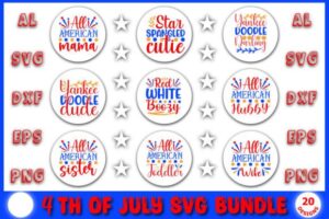 4th of July SVG Free Bundle Vol.13