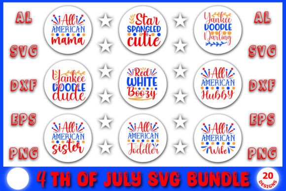 4th of July SVG Free Bundle Vol.13