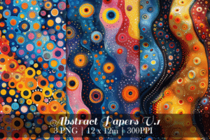 Abstract Digital Papers Set 1