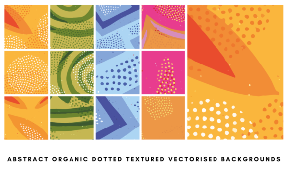 Abstract Organic Dotted Backgrounds