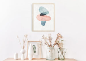 Abstract Shapes Boho Poster Wall Decor
