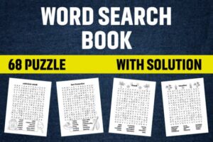 Anxiety Relief Word Search for Adults
