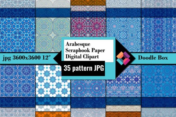 Arabesque Scrapbook Paper