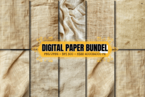 BURLAP & LINEN TEXTURES Paper Pack