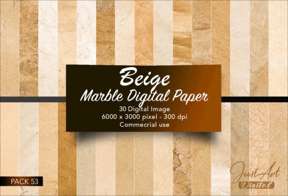 Beige Marble Digital Paper
