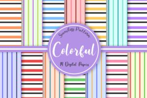 Colorful Stripes Seamless Pattern
