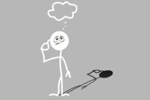 Confused Stick Figure