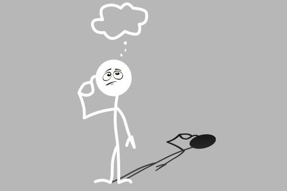 Confused Stick Figure