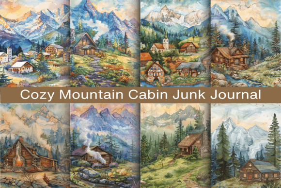 Cozy Mountain Cabin Junk Journal