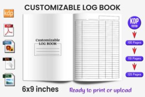 Customizable Log Book | KDP Interior