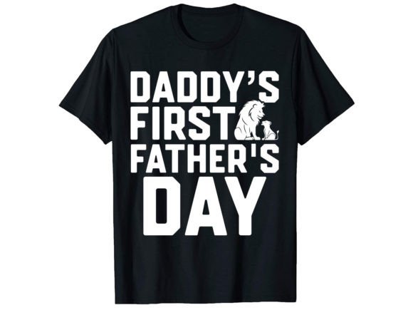 Daddys First Father's Day T-Shirt Free
