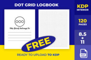 Dot Grid Notebook KDP Interior