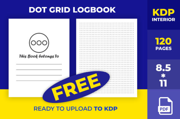 Dot Grid Notebook KDP Interior