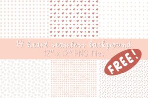 FREE Heart Pattern PNG Files