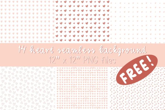 FREE Heart Pattern PNG Files