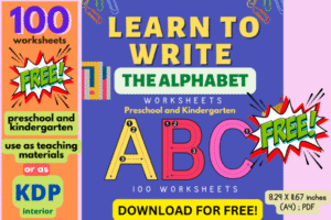 FREE Learn to Write the Alphabet