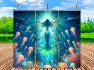 Fantasy Mermaid Tumbler Wrap