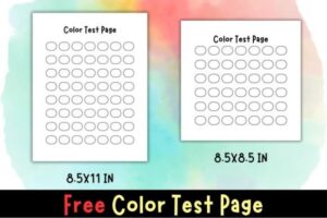 Free Color Test Page