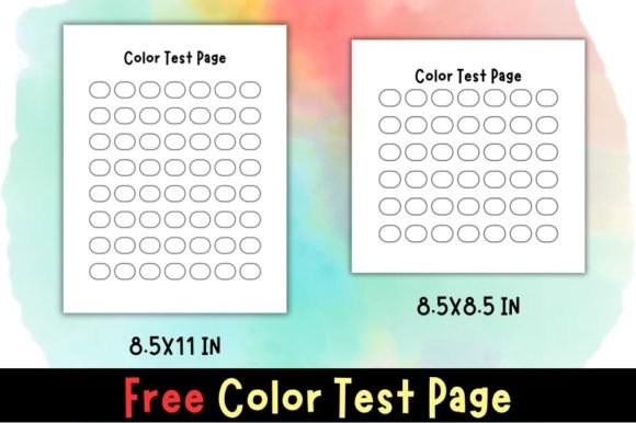 Free Color Test Page
