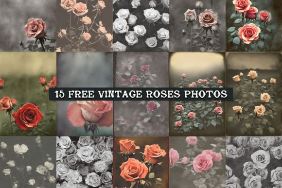 Free Vintage Rose Photos