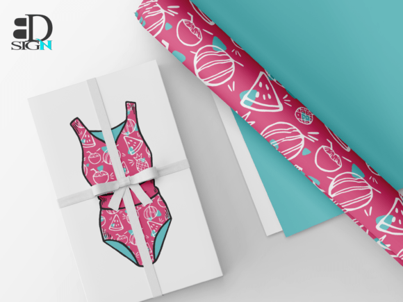 Free Fruit Seamless Pattern + Swimsuit