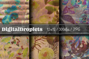 Gilded Flowers | FREEBIE