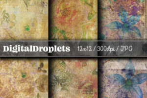 Gilded Flowers | FREEBIE